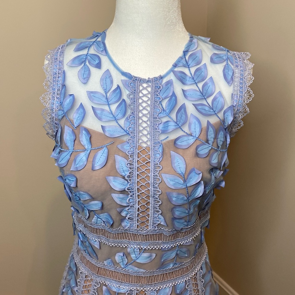 Bronx and Banco Violet Flared Dress Size S